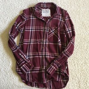 Maroon Garage Flannel